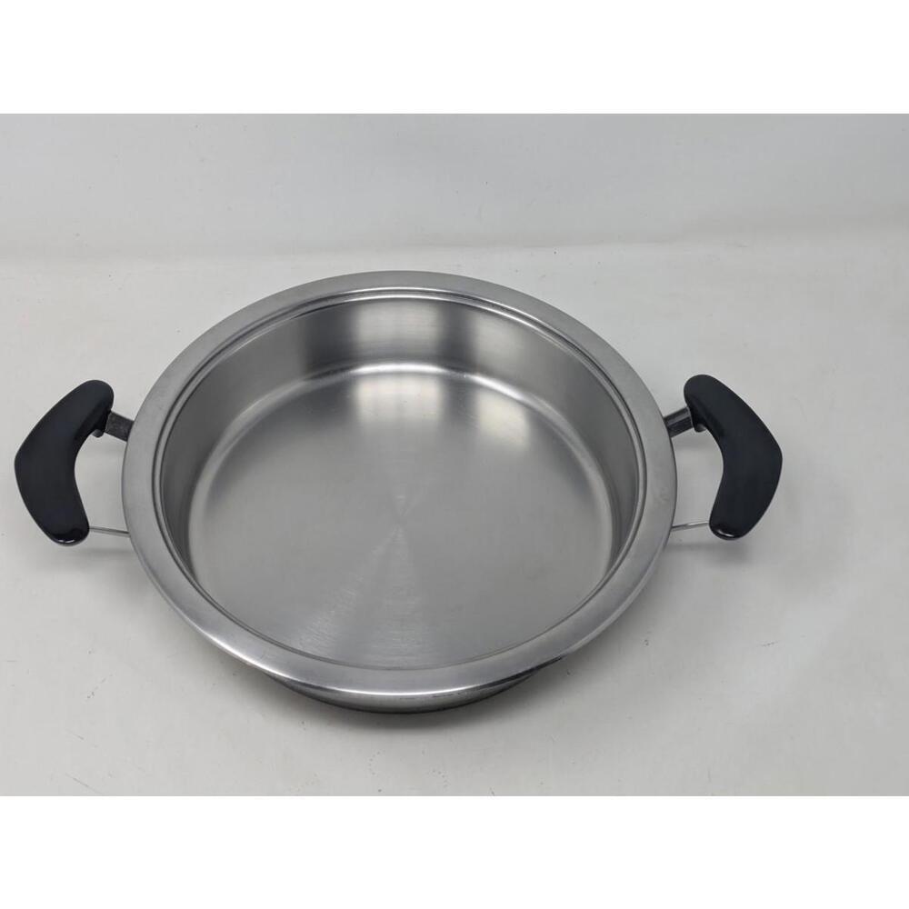 AMC Stainless Steel Cookware Sauce Saute 11" ” Pan Pot Double Handle- CR 18 8021